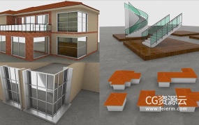 C4D插件-仿CAD建筑建模 WTools3D LWCAD v2021