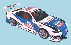 3D模型-日产赛车模型 Silvia S15 C4D模型