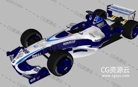 3D模型-RC赛车专业赛道汽车C4D模型
