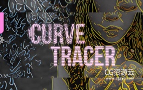 AE/PR插件-中文汉化版抽象线条轮廓描边视觉特效 Curve Tracer v1.0.1 Win