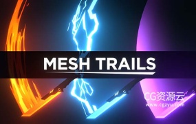 Blender插件-卡通光效路径拖尾插件 Mesh Trails V1.3.3 + 预设包