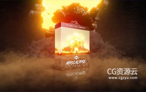 视频素材-150个世界末日灾难陨石爆炸海啸龙卷风电影特效场景视觉特效动画