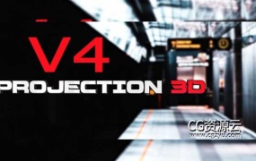 AE脚本-平面图片投射三维空间摄像机视差动画 Projection 3D v4.02+使用教程
