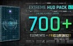 AE模板-700组HUD科幻信息图形全息界面元素动画包