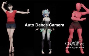 Blender插件-舞蹈自动生成摄像机动画 Auto Dance Camera V2.3.1 With Audio Beat