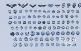 3D模型-螺丝合集
