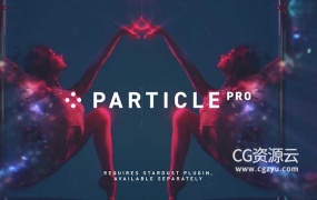 AE脚本-酷炫魔法粒子破碎消散汇聚特效生成器 Particle Pro V1.5.0+使用教程