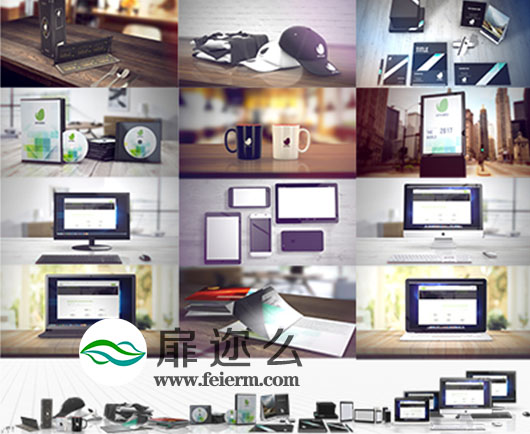 AE模板Element3D三维场景广告模型商品展示动画