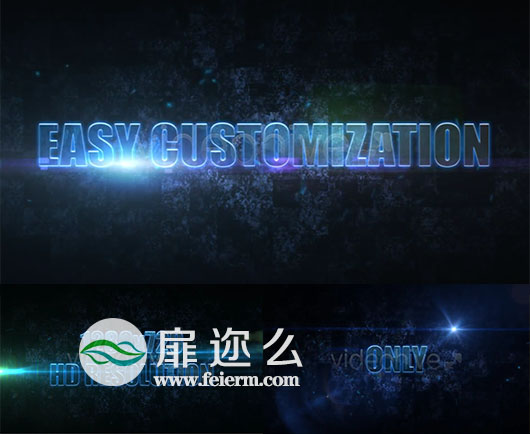 AE模板科幻黑暗史诗电影预告片标题文字动画效果