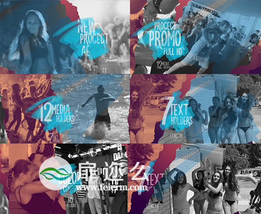 AE模板体育旅游照片视频电视栏目宣传片头动画