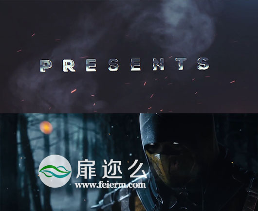 AE模板大气钢铁金属爆炸史诗电影标题片头动画