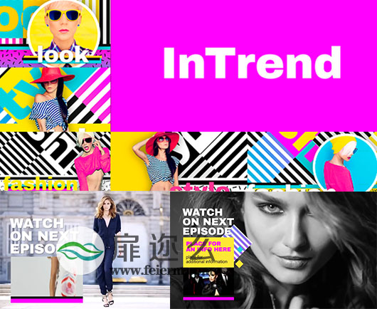 AE模板时尚动感宣传片电视栏目广告商业包装