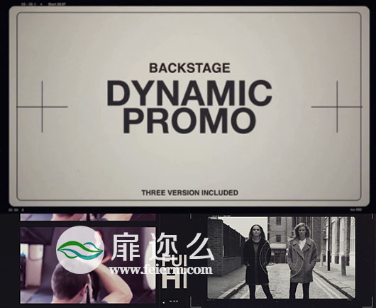 AE模板电影拍摄宣传片企业商业播放幻灯片时尚流行动感视频