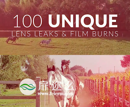 78组唯美镜头漏光叠加4K高清视频素材