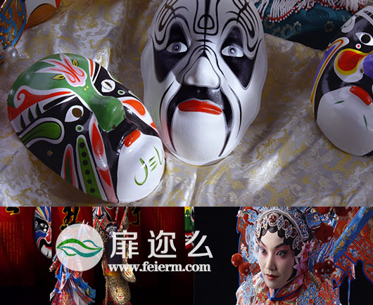 视频素材4K京剧脸谱化妆京剧文化特效