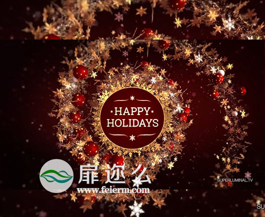 AE教程：使用 Stardust 粒子插件制作圣诞节特效动画