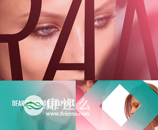 AE模版影楼摄影工作室电视栏目预告片模特时尚展示动画