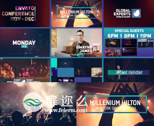 AE模板公司企业会议活动宣传片视频动画