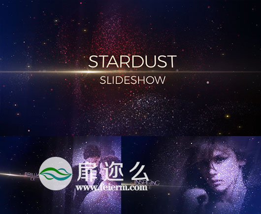 AE模板奥斯卡颁奖典粒子汇聚照片礼婚礼时装特效