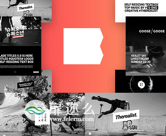 AE模板60种字幕标题文本文字排版动画