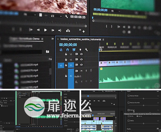 pr教程：Premiere Pro混音配乐音频编辑处理技巧