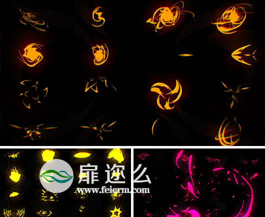 AE模板941组MG动画手绘电流液体涂鸦转场元素特效