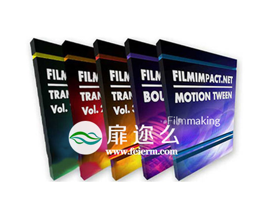 PR插件：五套视频特效转场插件FilmImpact Transition Packs V3.6.11
