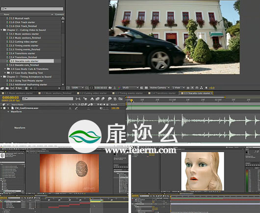 AE教程：AE音频特效编辑制作视频教程