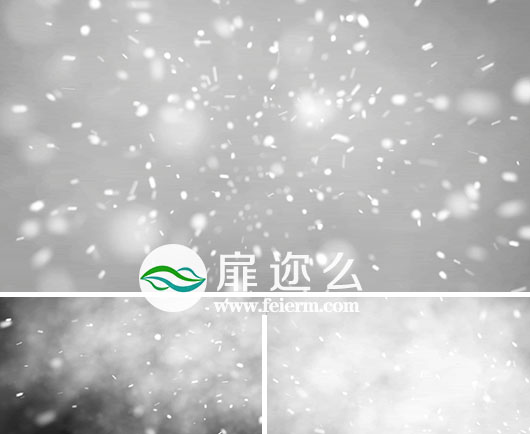 视频素材：10组暴风雪花转场过渡效果视频+使用教程