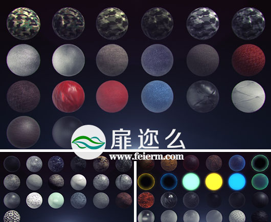 E3D材质250种玻璃金属石木墙布纸塑料材质