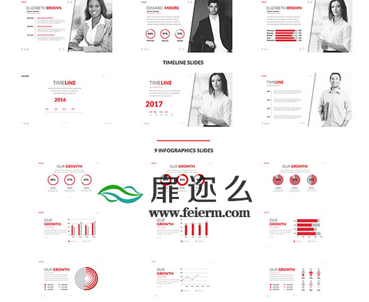 AE模板企业公司品牌业务宣传介绍信息图表动画