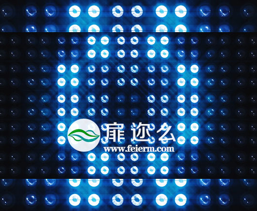 视频素材 蓝色LED灯光背景素材