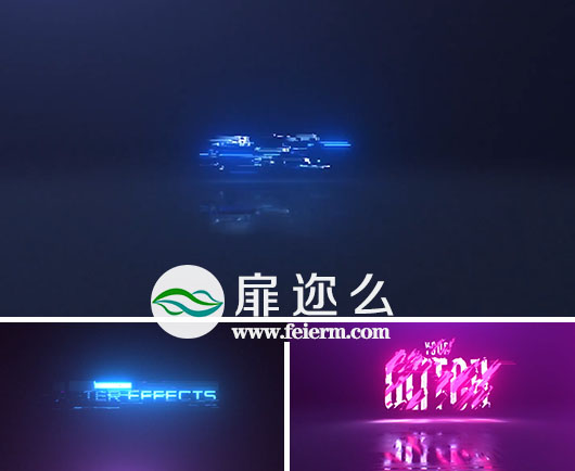 AK大神AE教程：AE制作信号损坏故障特效中文字幕 Colorful Glitch FX Tutorial