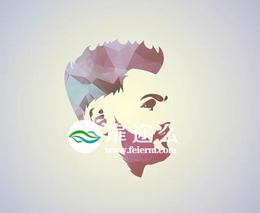 Photoshop教程：低聚脸部标志设计