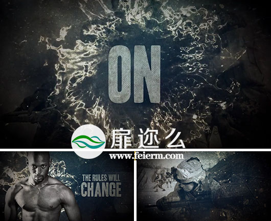 AE模板电影预告片宣传演员人物介绍动画