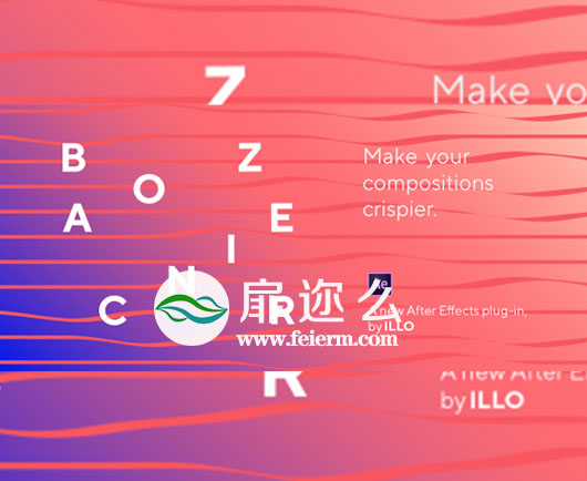 AE脚本：图层随机位移运动MG动画 Aescripts Baconizer v1.0.2