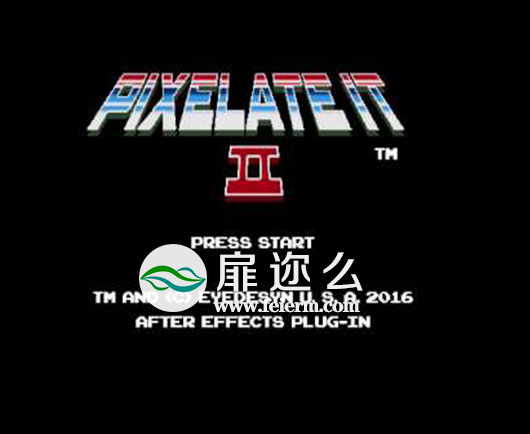 AE脚本：游戏卡通8-bit像素化视觉脚本 Pixelate It v2.0（带使用教程）