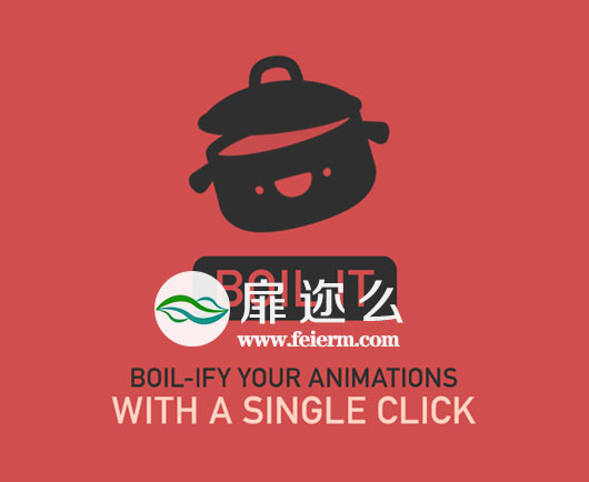 AE脚本：热浪扭曲变形MG动画图形脚本 Boil It v1.2（带使用教程）