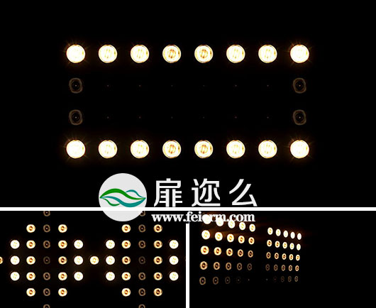 视频素材：舞台荧光灯背景LED动感喇叭光光效变幻素材