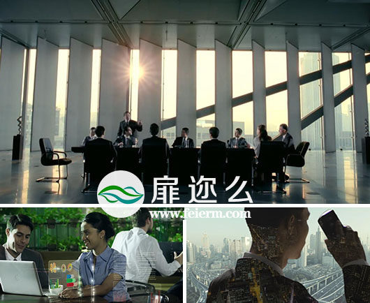 视频素材：企业IT商务成功人士合作共赢宣传片素材