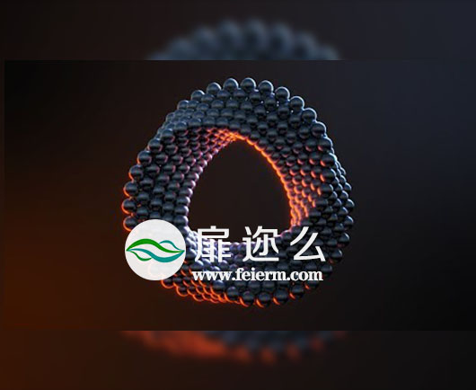 c4d教程：三维小球环形循环动画C4D教程 C4D Abstract Ring