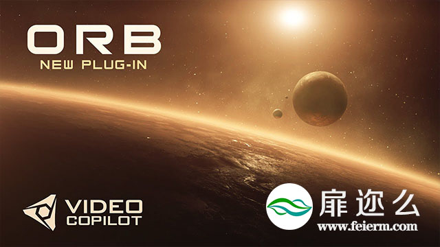 AE插件-三维星球特效插件VideoCopilot ORB v1.0.2 Win/Mac+使用教程