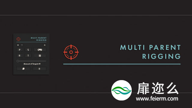 AE脚本-人物角色绑定多属性控制工具 Multi Parent Rigging v1.4.4