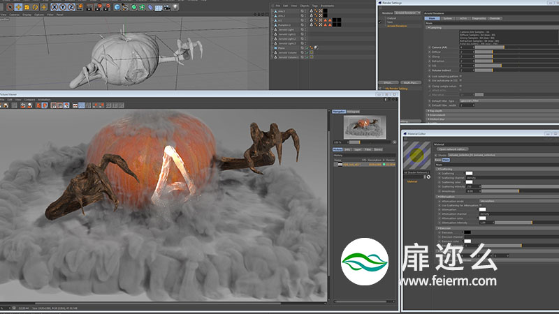 C4D插件-阿诺德Arnold渲染器插件 SolidAngle C4DtoA 4.0.0.1