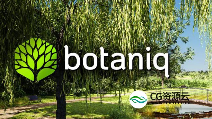 Blender插件-植物树木草地模型预设 Botaniq Tree And Grass Library V6.2.2