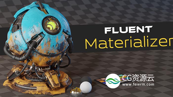 Blender插件-材质制作烘焙保存插件 Fluent – Materializer