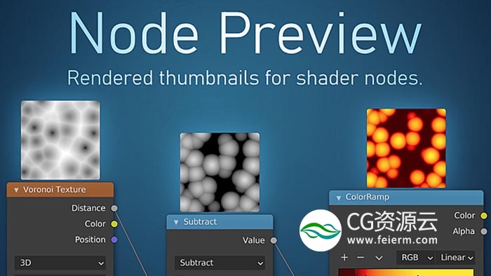 Blender插件-节点缩略图可视化预览 Node Preview V1.5