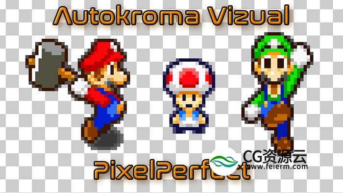 AE/PR插件-80年代复古8bit像素化视觉特效 Vizual PixelPerfect v1.0.0 Win/Mac