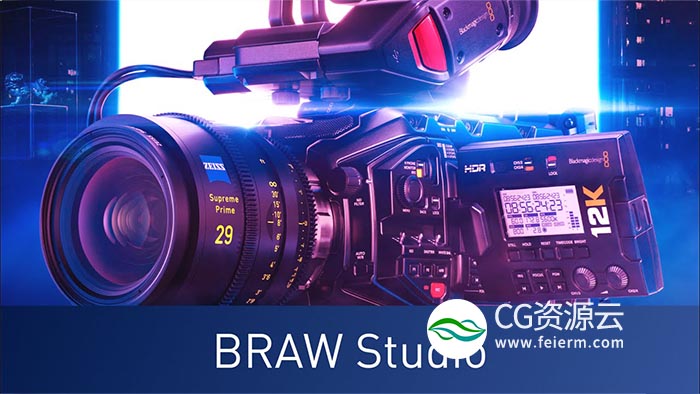 AE/PR/AME插件-将Blackmagic RAW格式视频素材直接导入编辑 BRAW Studio v2.6.1 Win