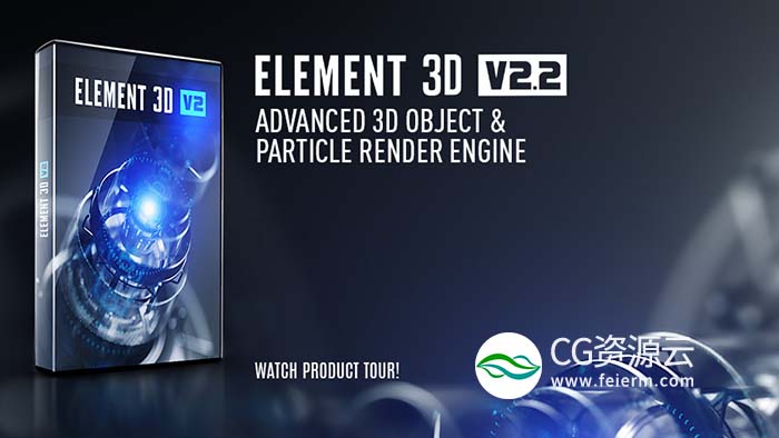 AE插件-E3D三维模型 英文版 Element 3D v2.2.3 (2184) Win支持多帧渲染